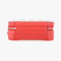 Filigree Vanity CaseBlue x Red x WhiteCaviar SkinA9334227036458CCフィリグリー バニティ ケース トップ ハンドルブルー×レッド×ホワイトキャビアスキンA9334227036458