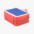Filigree Vanity CaseBlue x Red x WhiteCaviar SkinA9334227036458CCフィリグリー バニティ ケース トップ ハンドルブルー×レッド×ホワイトキャビアスキンA9334227036458