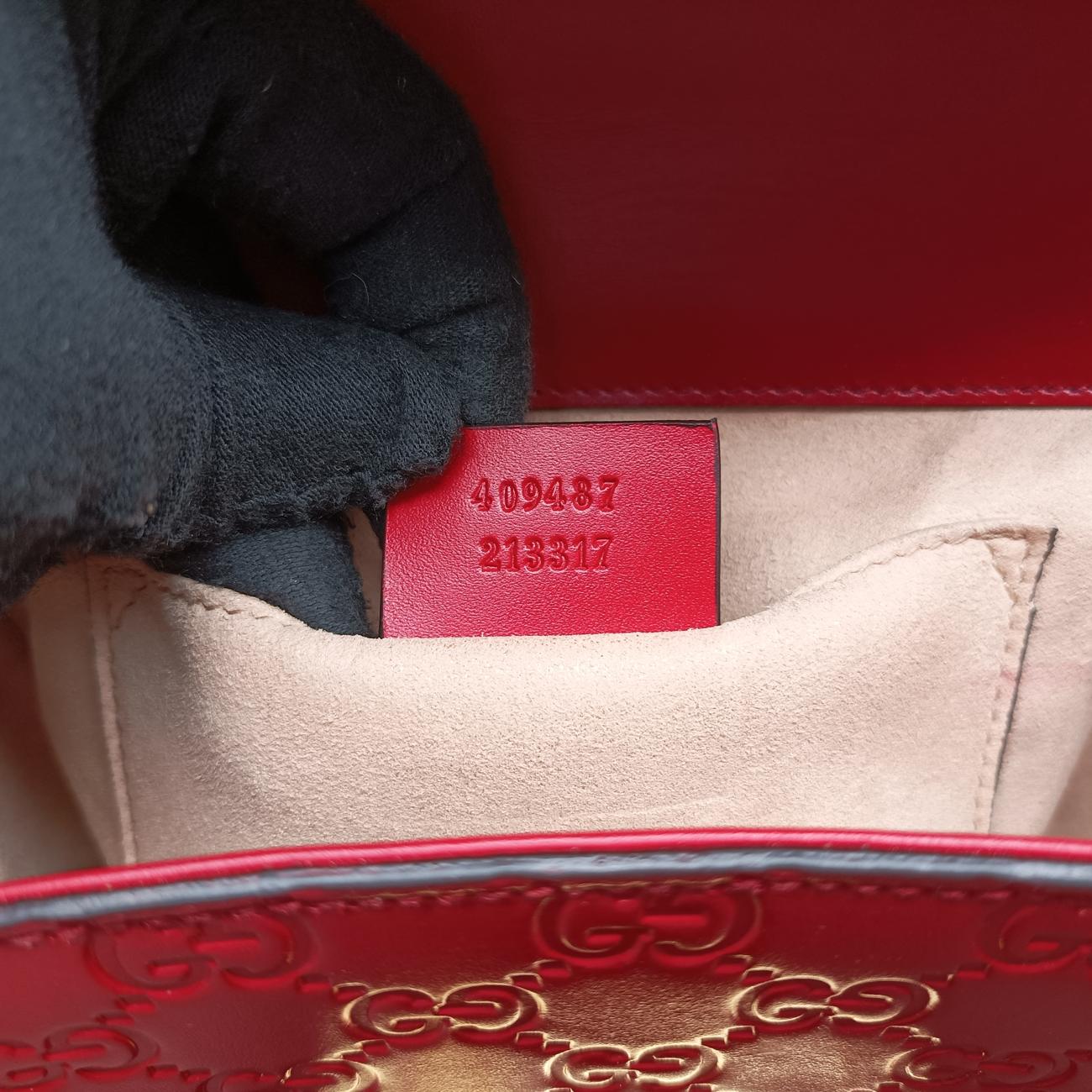 PadlockRedLeather409487H022869660パドロックレッドレザー409487H022869660