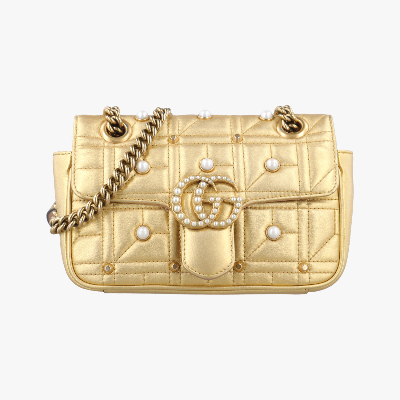 GG MarmontGoldenLeather446744I021447916GGマーモントゴールドレザー446744I021447916