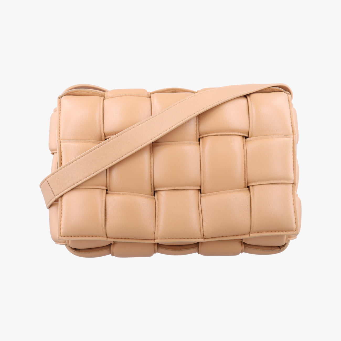 Padded CASSETTEBeigelambskinB09366365Lパデッド カセットベージュラムスキンB09366365L