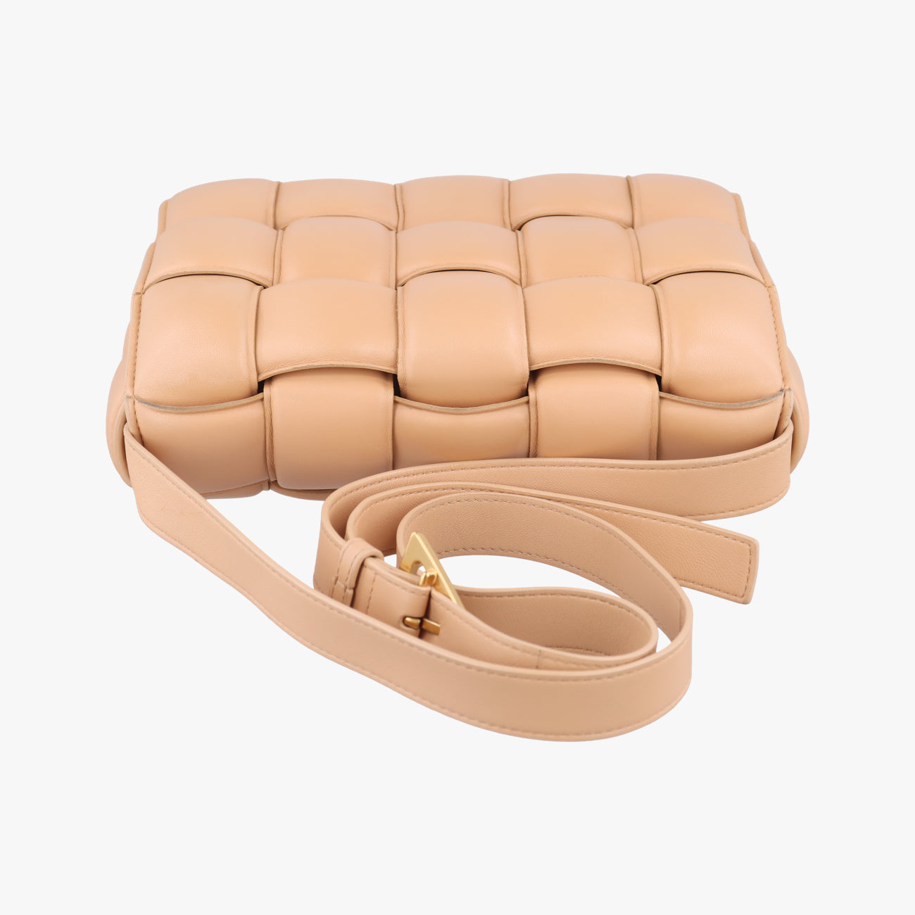 Padded CASSETTEBeigelambskinB09366365Lパデッド カセットベージュラムスキンB09366365L