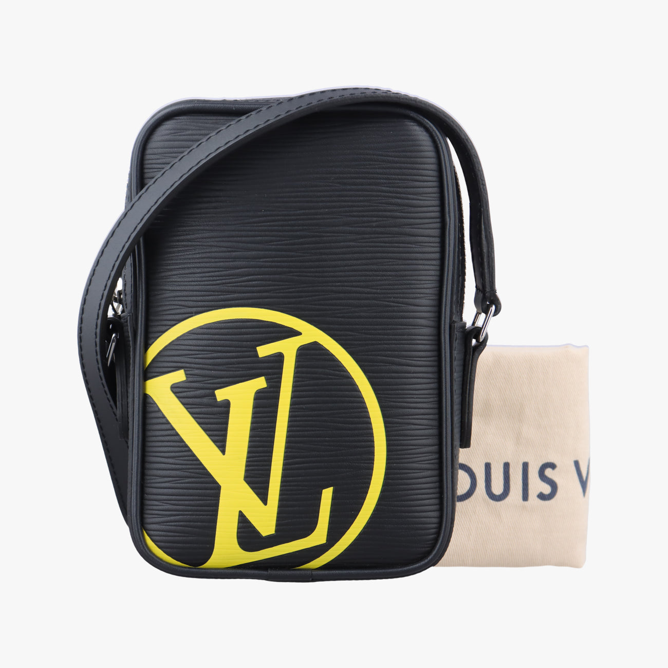 DANUBEBlack×YellowLeatherM55120CA1139  ICチップドナウブラック×イエローレザーM55120CA1139  ICチップ