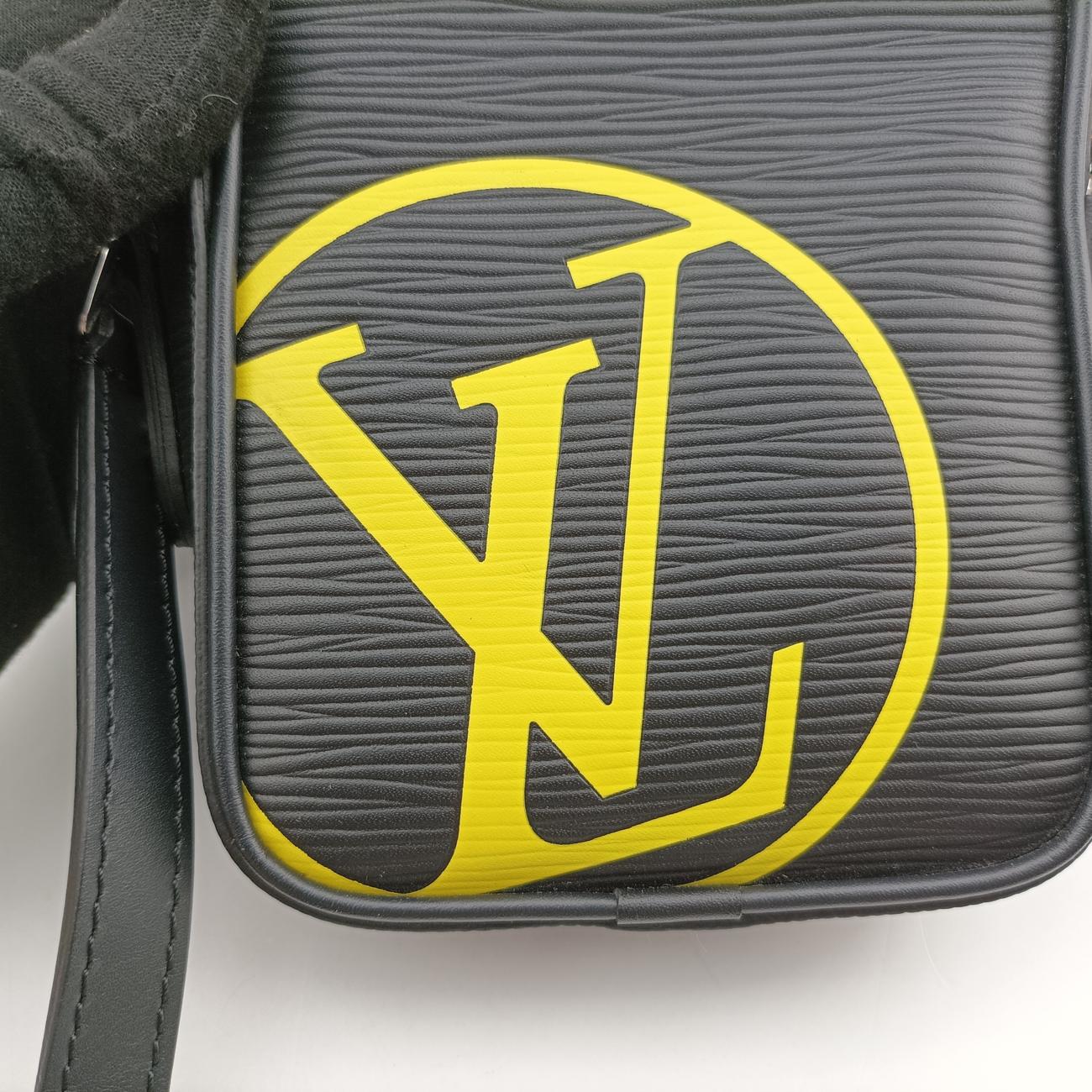 DANUBEBlack×YellowLeatherM55120CA1139  ICチップドナウブラック×イエローレザーM55120CA1139  ICチップ