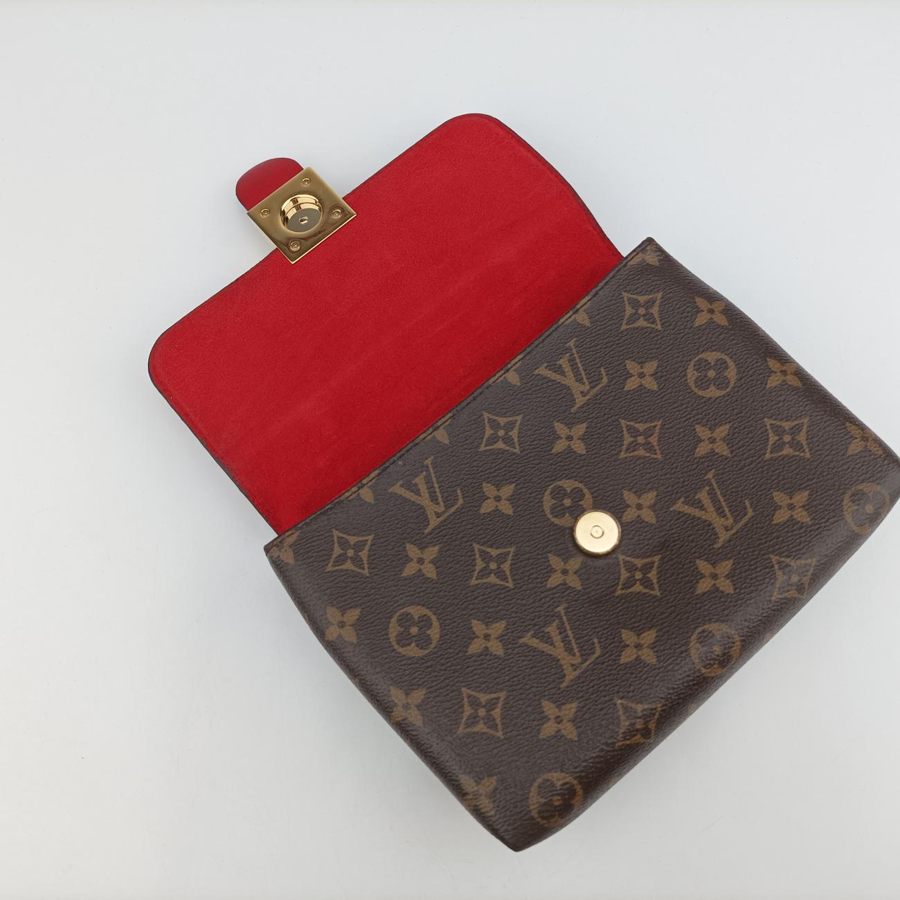 Rocky BBMonogram/Brown x RedMonogram canvas x calf leatherM44322AA2109ロッキーBBモノグラム/ブラウンXレッドモノグラムキャンバス×カーフレザーM44322AA2109