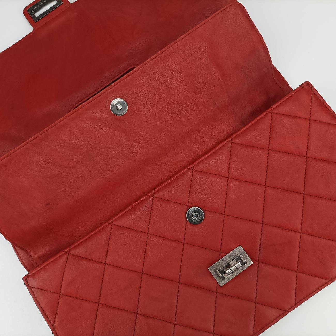 Paris-Byzance Take Away FlapRedlambskinA6673915501113マトラッセ ターンロック 2.55レッドラムスキンA6673915501113