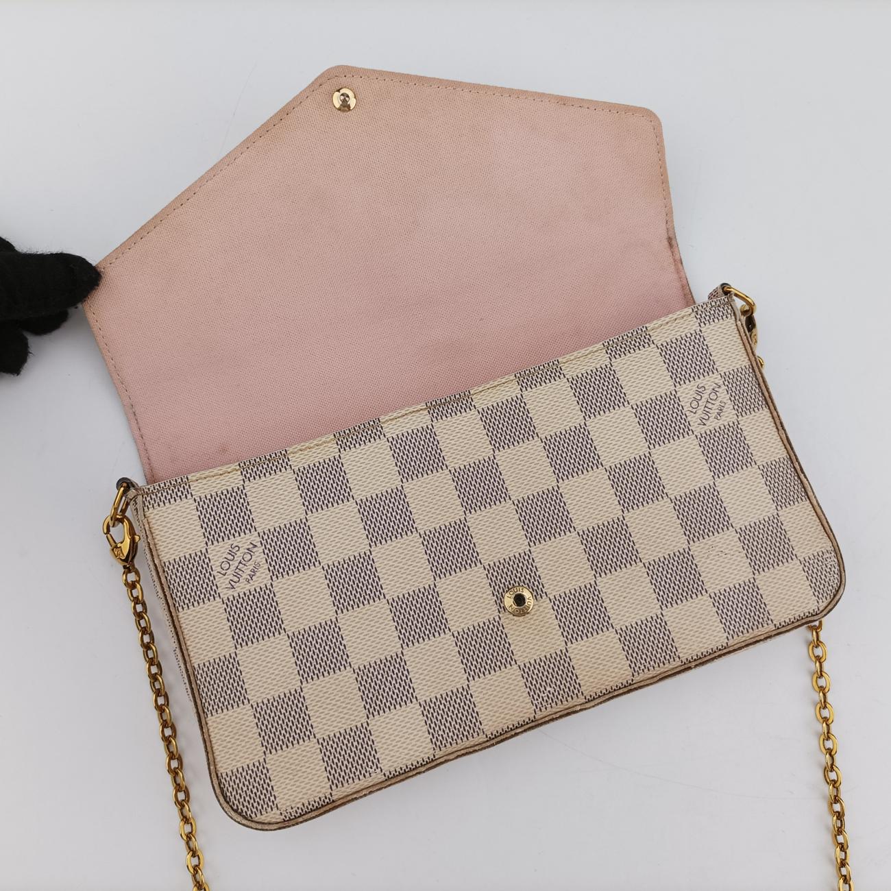 Pochette FéLICIEAzurDamier CanvasN63106MI2186ポシェットフェリシーアズールダミエキャンバスN63106MI2186