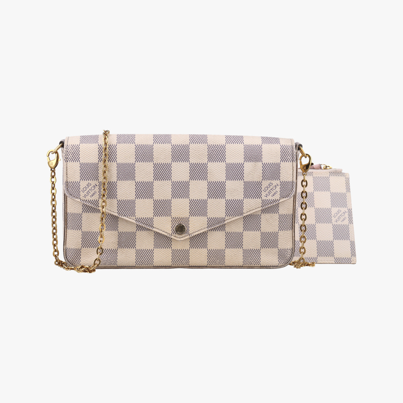 Pochette FéLICIEAzurDamier CanvasN63106MI3176ポシェットフェリシーアズールダミエキャンバスN63106MI3176
