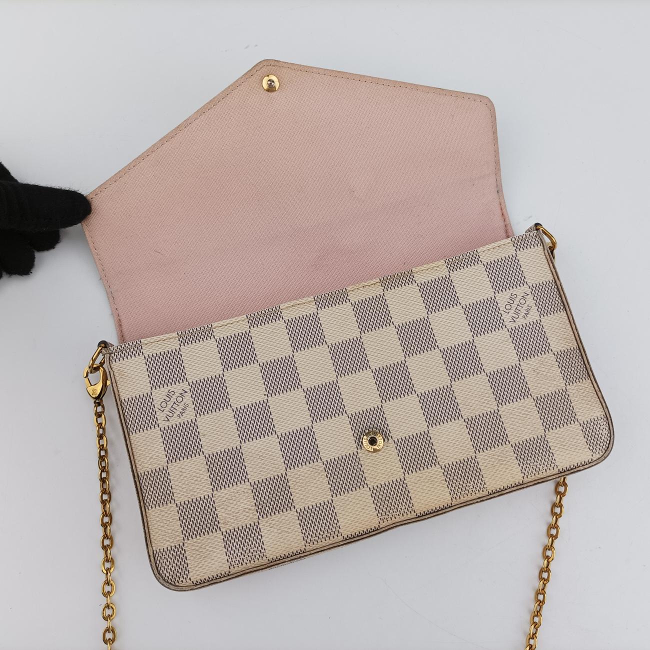 Pochette FéLICIEAzurDamier CanvasN63106MI3176ポシェットフェリシーアズールダミエキャンバスN63106MI3176