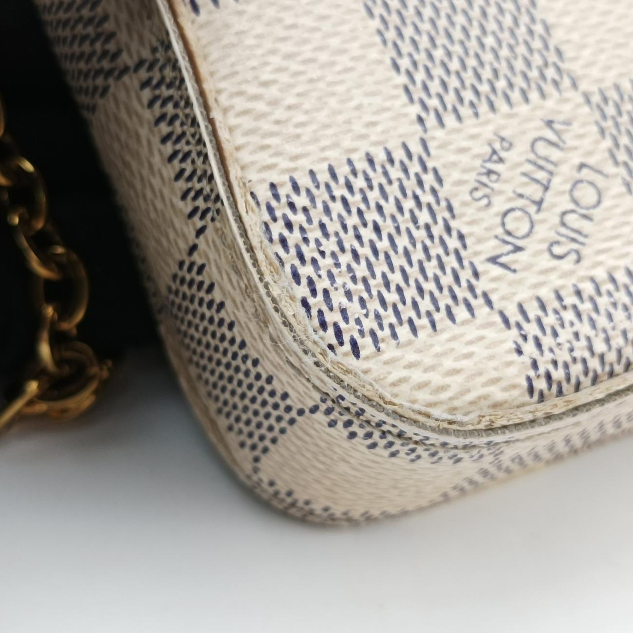 Pochette FéLICIEAzurDamier CanvasN63106MI3176ポシェットフェリシーアズールダミエキャンバスN63106MI3176