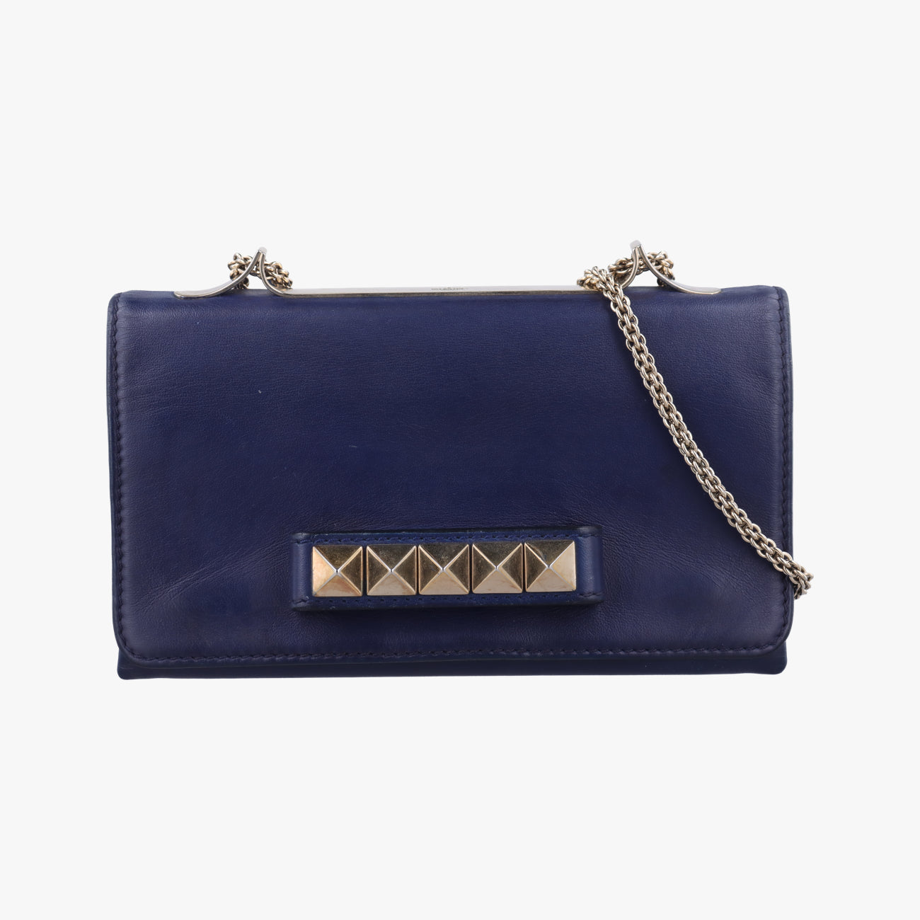 Rockstud Va Va VoomNavyLeatherBU F975 3ロックスタッズ ヴァ ヴァ ヴームネイビーレザーBU F975 3