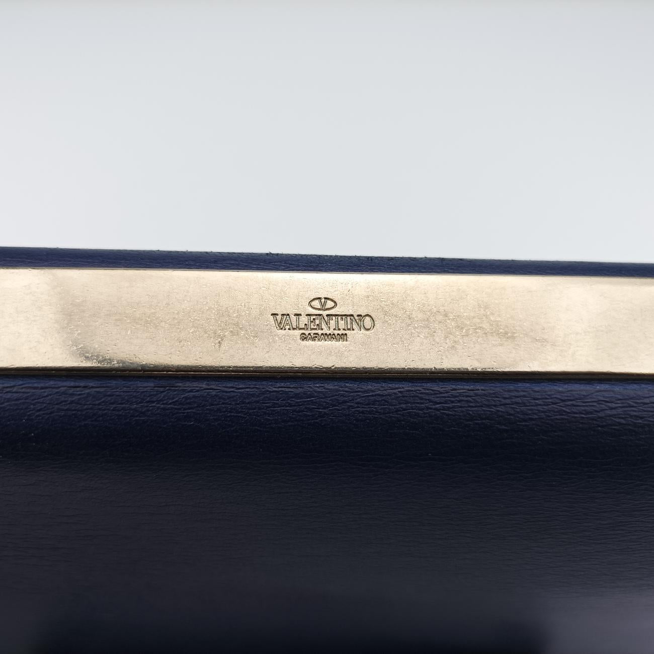 Rockstud Va Va VoomNavyLeatherBU F975 3ロックスタッズ ヴァ ヴァ ヴームネイビーレザーBU F975 3