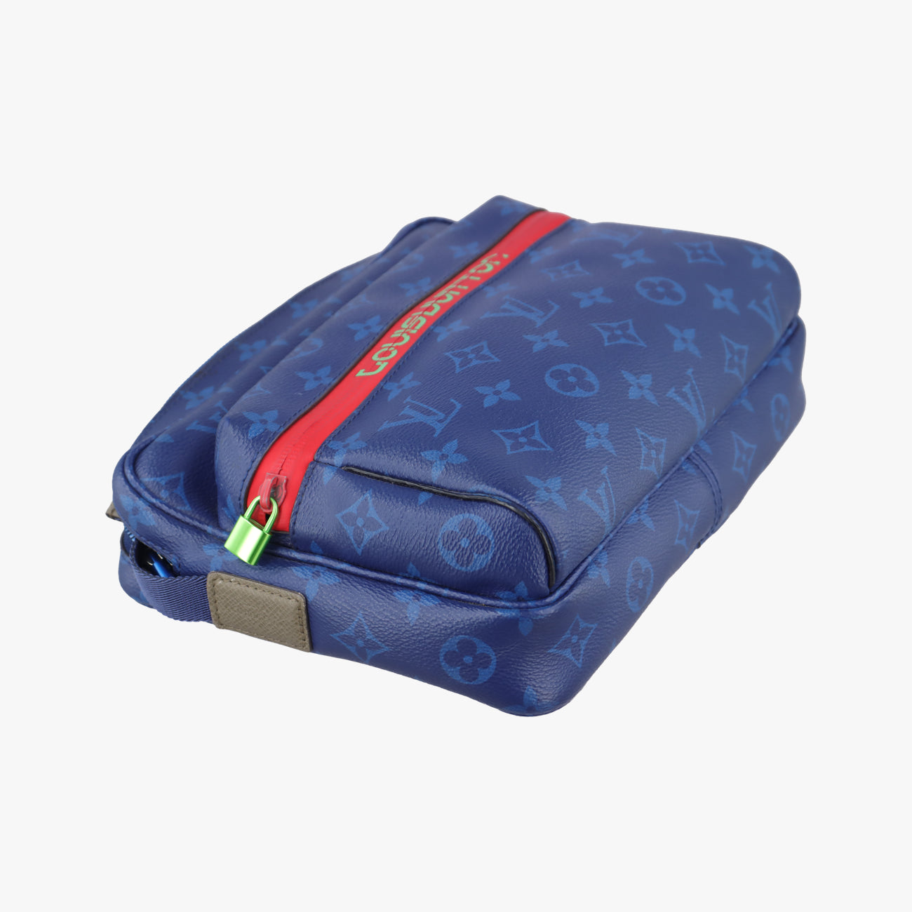 Monogram Pacific Messenger PMBlue x Green x RedMonogram canvas x leatherM43829CA5107モノグラムパシフィックメッセンジャーPMブルー×グリーン×レッドモノグラムキャンバス×レザーM43829CA5107