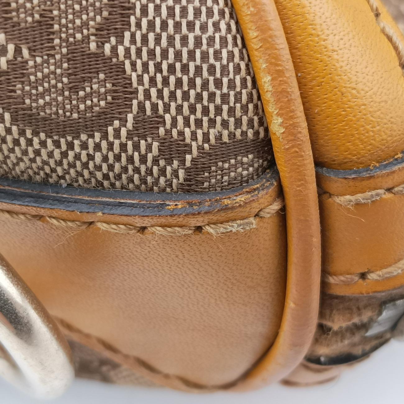 Sherry LineBeige x yellow x greenfabric×Leather247205D014305436シェリーラインベージュ×イエロー×グリーンファブリック×レザー247205D014305436