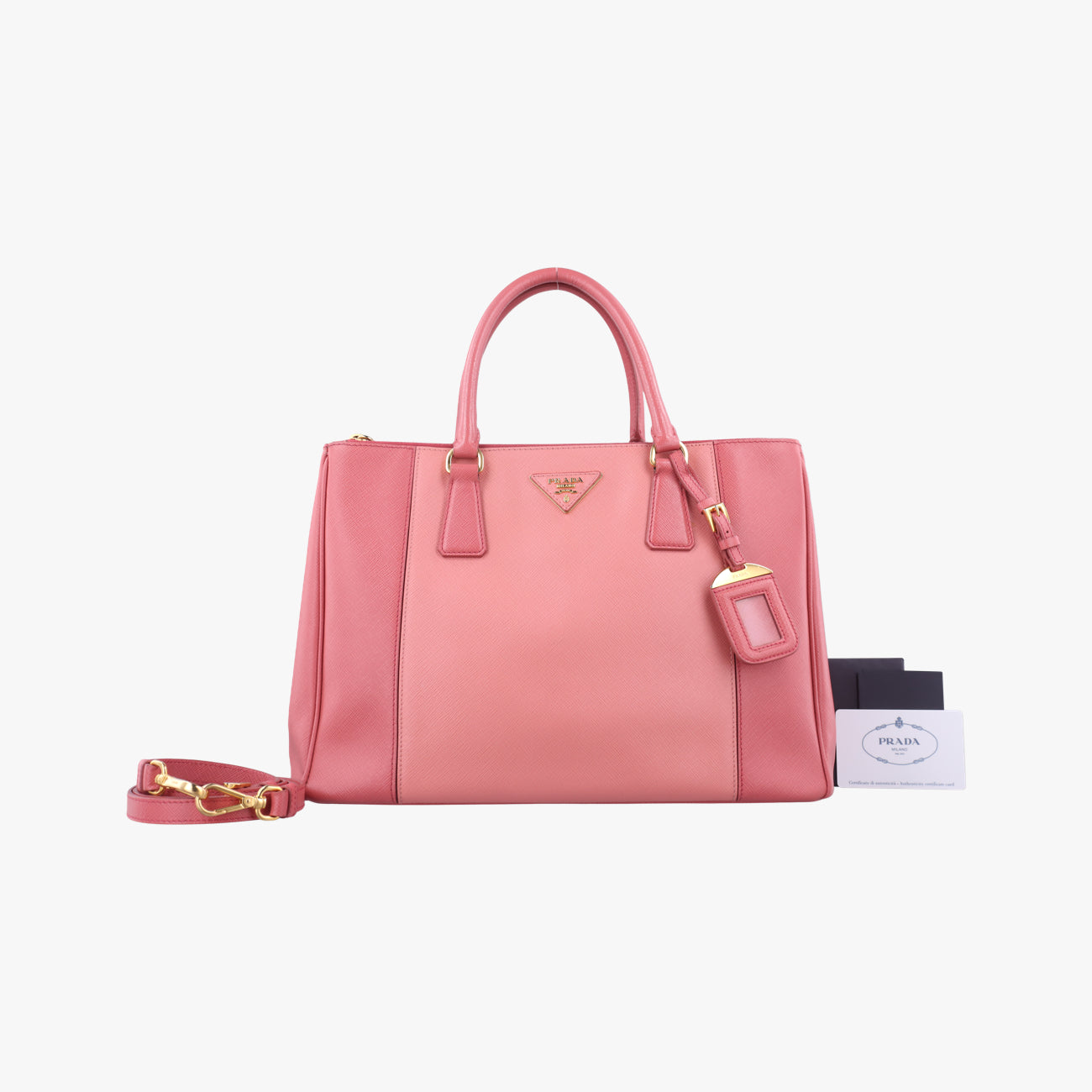 GalleriaPink x Light PinkSAFFIANO LeatherB2274C25ガレリアピンク×ライトピンクサフィアーノレザーB2274C25