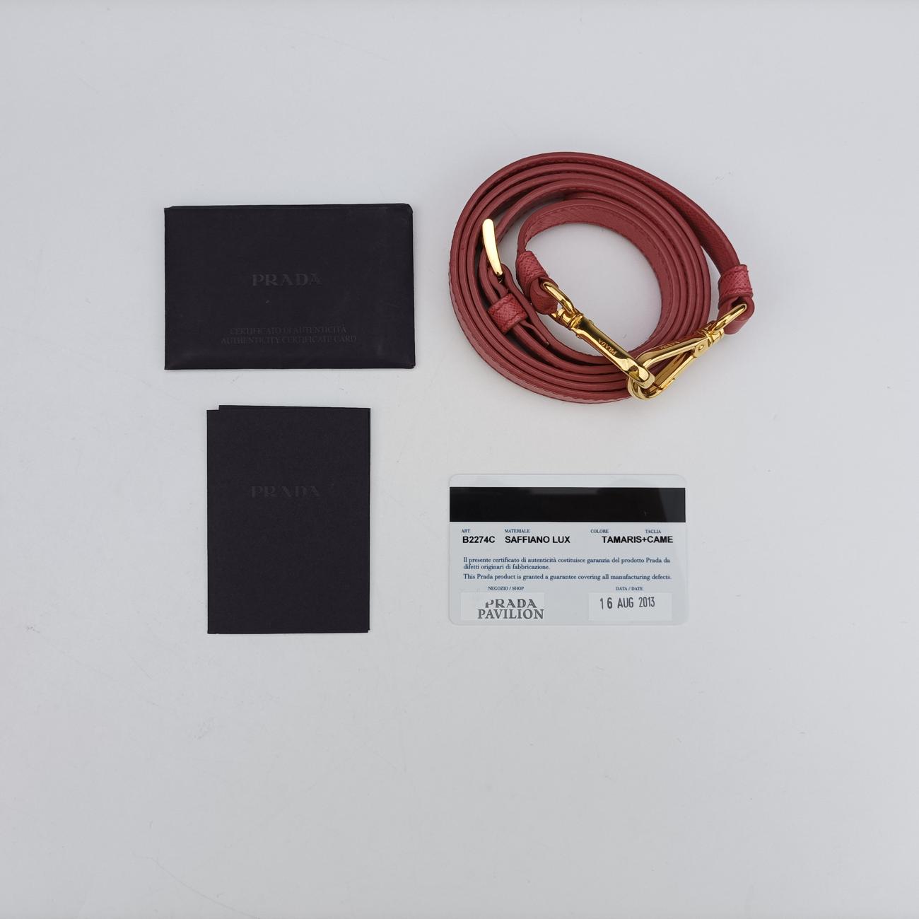 GalleriaPink x Light PinkSAFFIANO LeatherB2274C25ガレリアピンク×ライトピンクサフィアーノレザーB2274C25