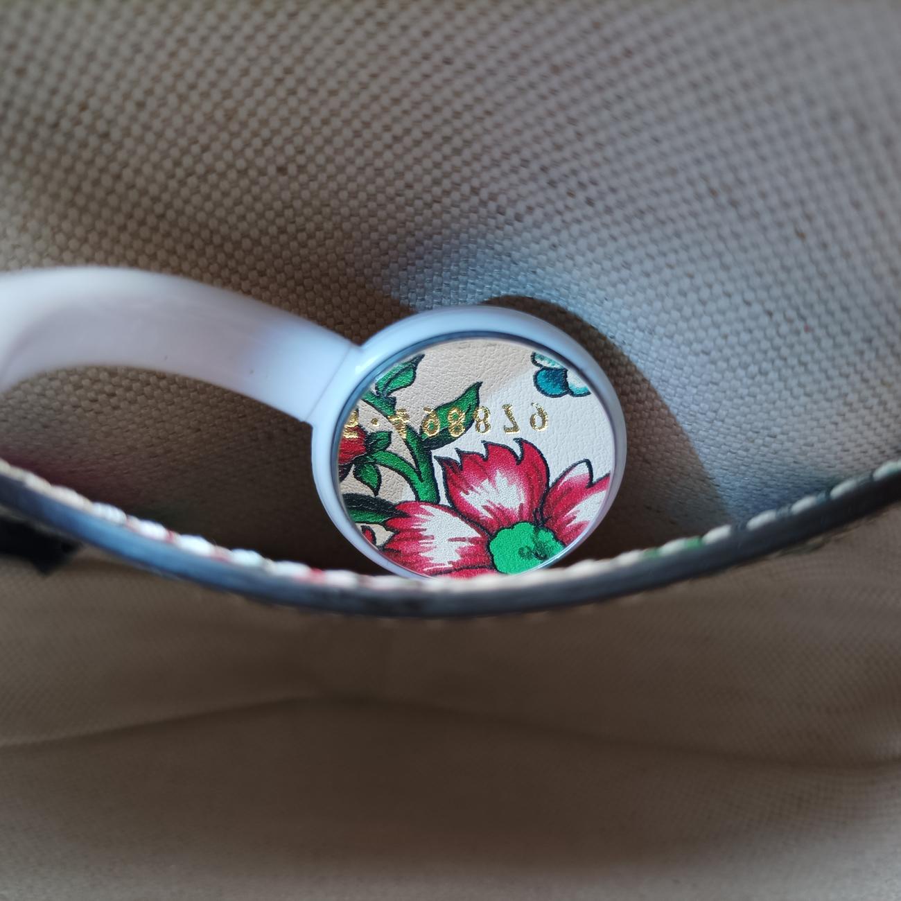 GG Marmont Flower Print HeartMulticolourLeather740355C040806063GGマーモント フラワー プリント ハートマルチカラーレザー740355C040806063