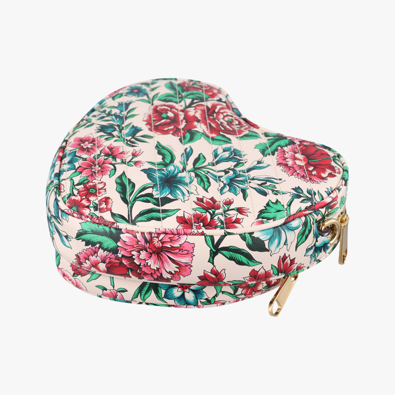 GG Marmont Flower Print HeartMulticolourLeather740355C040806063GGマーモント フラワー プリント ハートマルチカラーレザー740355C040806063
