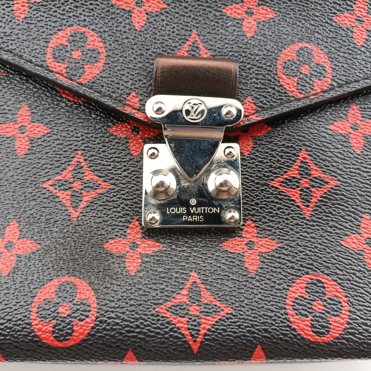 Pochette Metis MMNoir×ROUGEMonogram InfrarougeM41462DR4156ポシェット メティス MMノワール×ルージュモノグラム アンフラルージュM41462DR4156