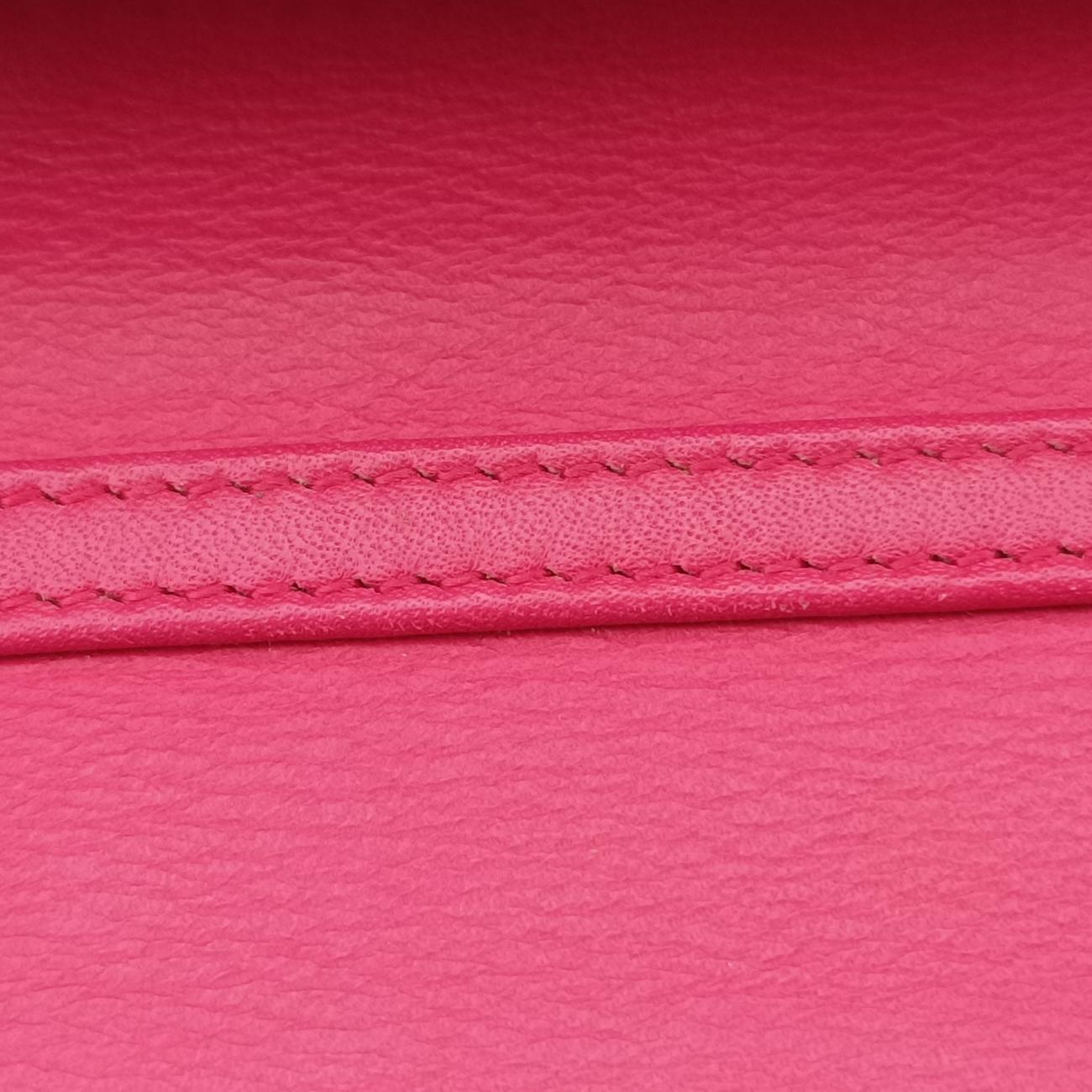 Cannage New LockRosePatent18-MA-1115カナージュ　ミスディオールローズ レッドパテント18-MA-1115