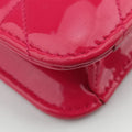 Cannage New LockRosePatent18-MA-1115カナージュ　ミスディオールローズ レッドパテント18-MA-1115