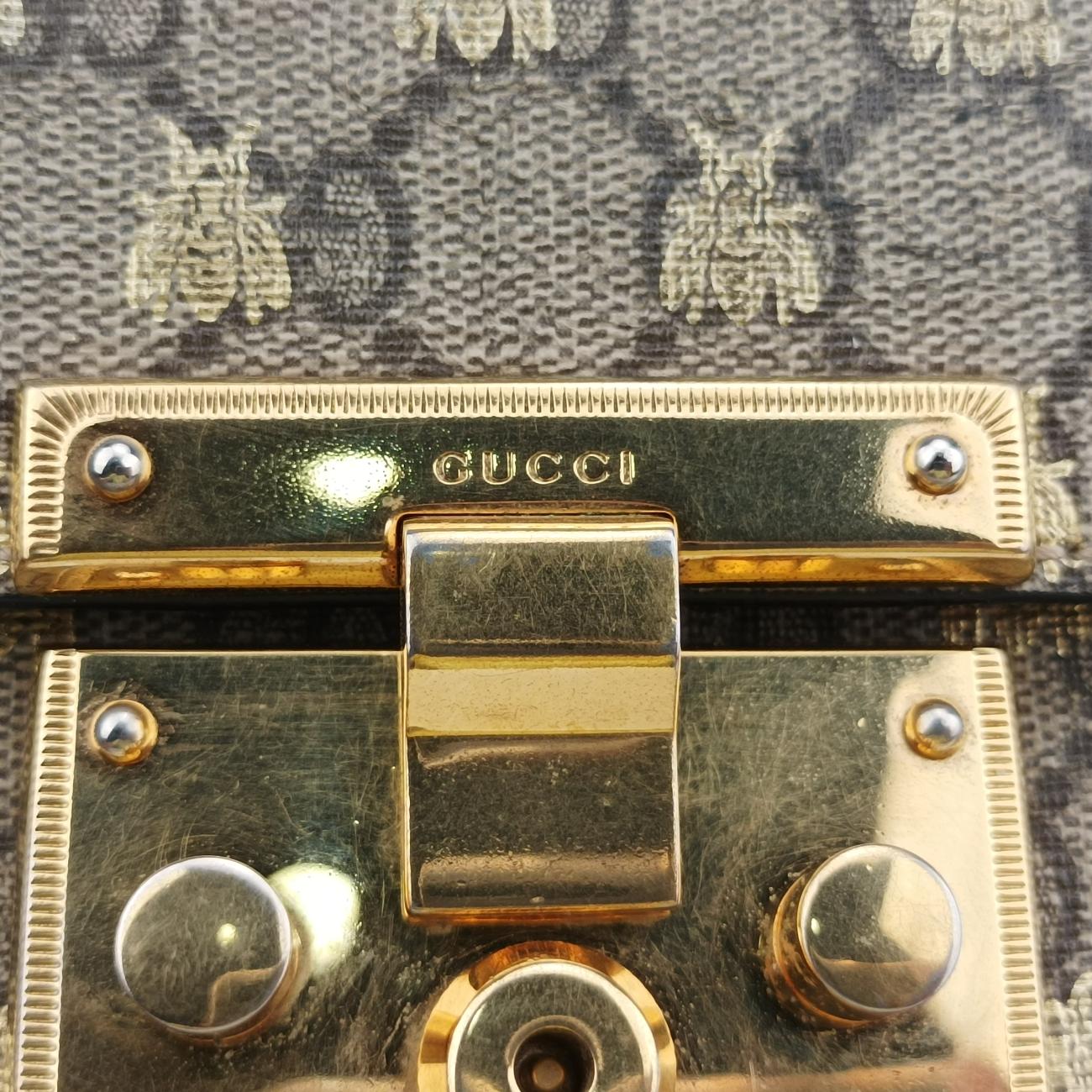 Padlockbeige×blackPVC coated canvas409487B023797503パドロックベージュ×ブラックPVCコーティングキャンバス409487B023797503