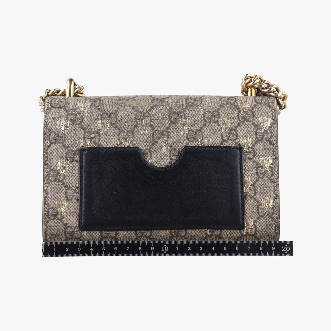 Padlockbeige×blackPVC coated canvas409487B023797503パドロックベージュ×ブラックPVCコーティングキャンバス409487B023797503