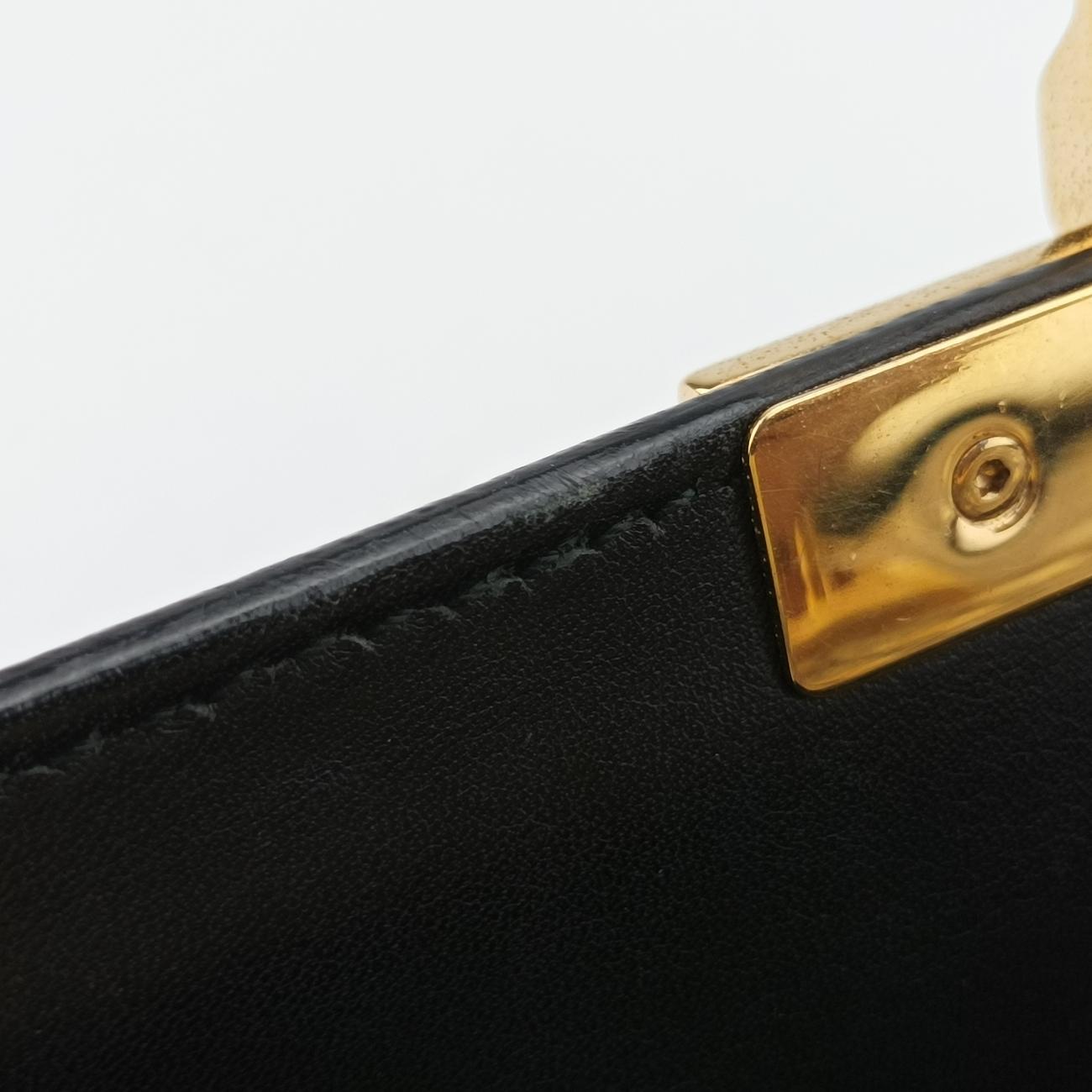 Padlockbeige×blackPVC coated canvas409487B023797503パドロックベージュ×ブラックPVCコーティングキャンバス409487B023797503