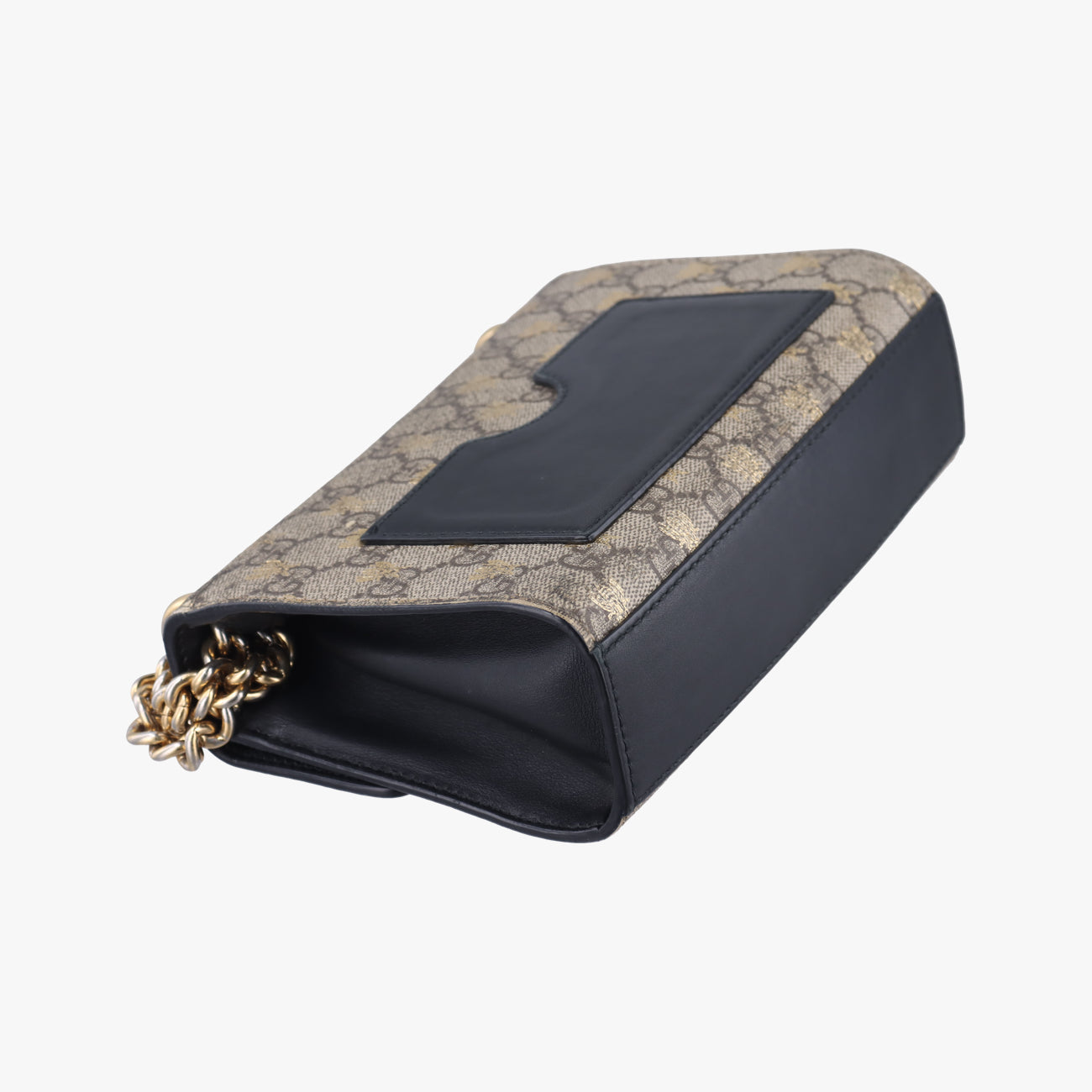 Padlockbeige×blackPVC coated canvas409487B023797503パドロックベージュ×ブラックPVCコーティングキャンバス409487B023797503