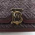 Mini Quilted Monogram TBBrownLeatherITALBSRL239CALミニキルティングモノグラムTBブラウンレザーITALBSRL239CAL