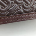 Mini Quilted Monogram TBBrownLeatherITALBSRL239CALミニキルティングモノグラムTBブラウンレザーITALBSRL239CAL