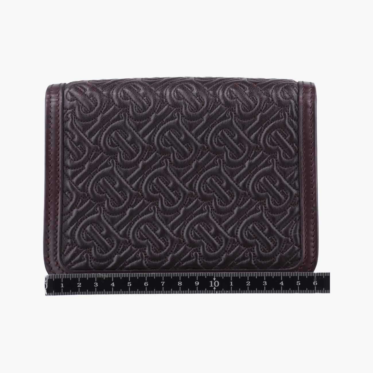 Mini Quilted Monogram TBBrownLeatherITALBSRL239CALミニキルティングモノグラムTBブラウンレザーITALBSRL239CAL