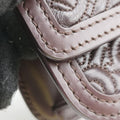 Mini Quilted Monogram TBBrownLeatherITALBSRL239CALミニキルティングモノグラムTBブラウンレザーITALBSRL239CAL