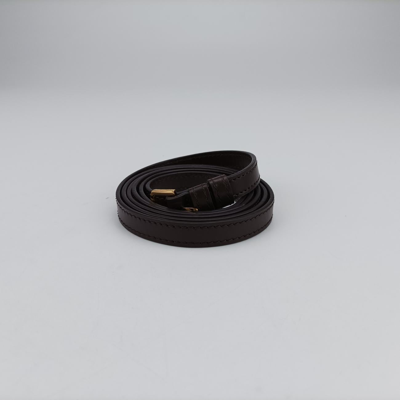 Mini Quilted Monogram TBBrownLeatherITALBSRL239CALミニキルティングモノグラムTBブラウンレザーITALBSRL239CAL