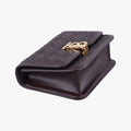 Mini Quilted Monogram TBBrownLeatherITALBSRL239CALミニキルティングモノグラムTBブラウンレザーITALBSRL239CAL