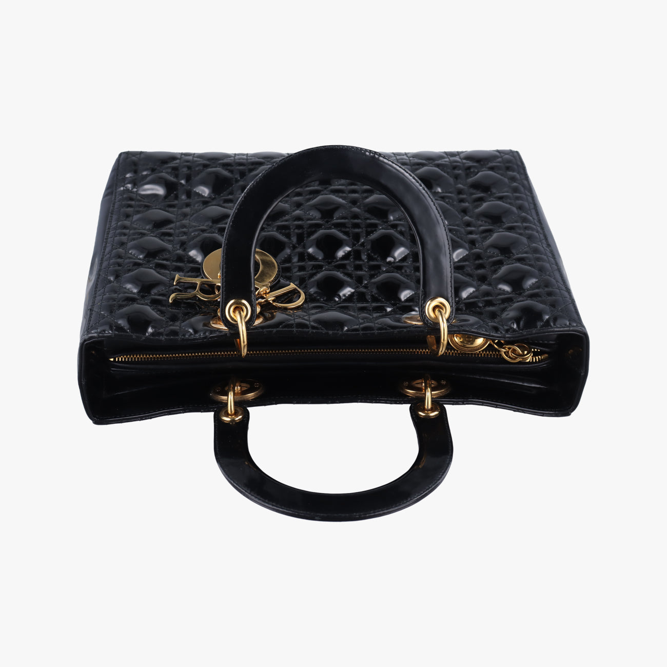Lady DiorBlackPatent11-MA-1110 Cレディディオールブラックパテント11-MA-1110 C