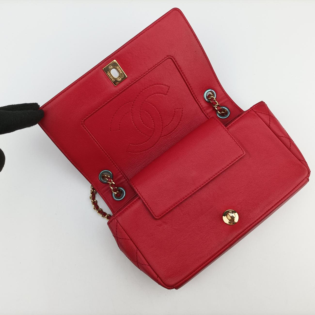 Mademoiselle turn lockRedlambskinA9308323094026マドモアゼル ターンロックレッドラムスキンA9308323094026