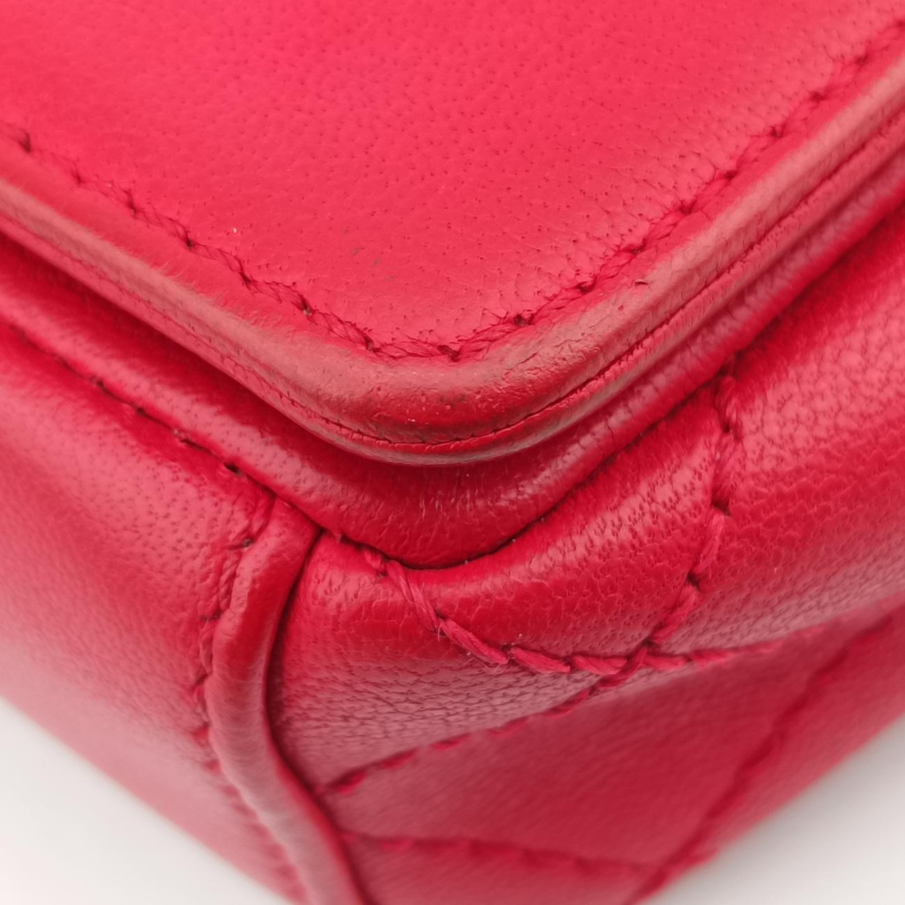 Mademoiselle turn lockRedlambskinA9308323094026マドモアゼル ターンロックレッドラムスキンA9308323094026