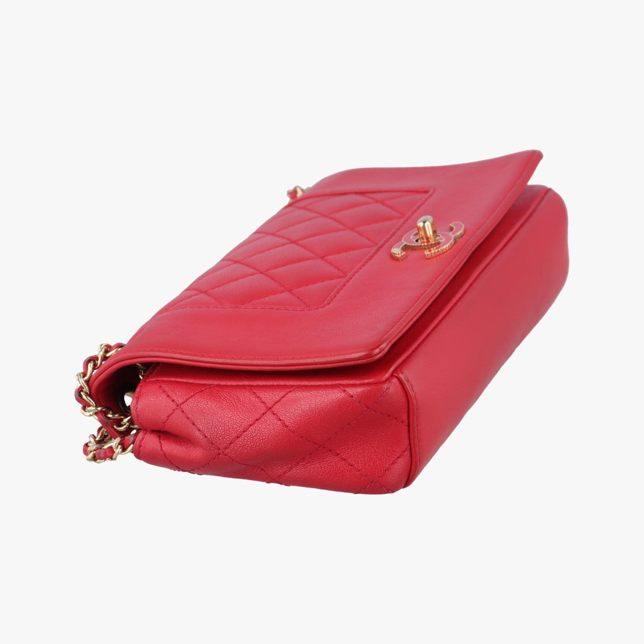 Mademoiselle turn lockRedlambskinA9308323094026マドモアゼル ターンロックレッドラムスキンA9308323094026