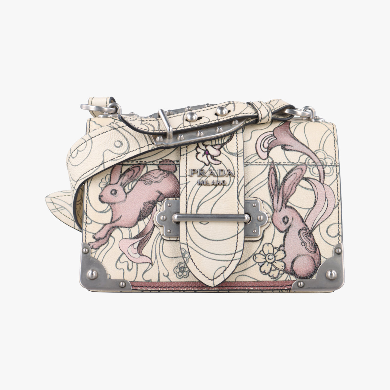 Rabbit printMulticolourLeather25ラビットプリントマルチカラーレザー25