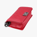 BOY CHANELRedlambskinA6708621463111ボーイシャネルレッドラムスキンA6708621463111