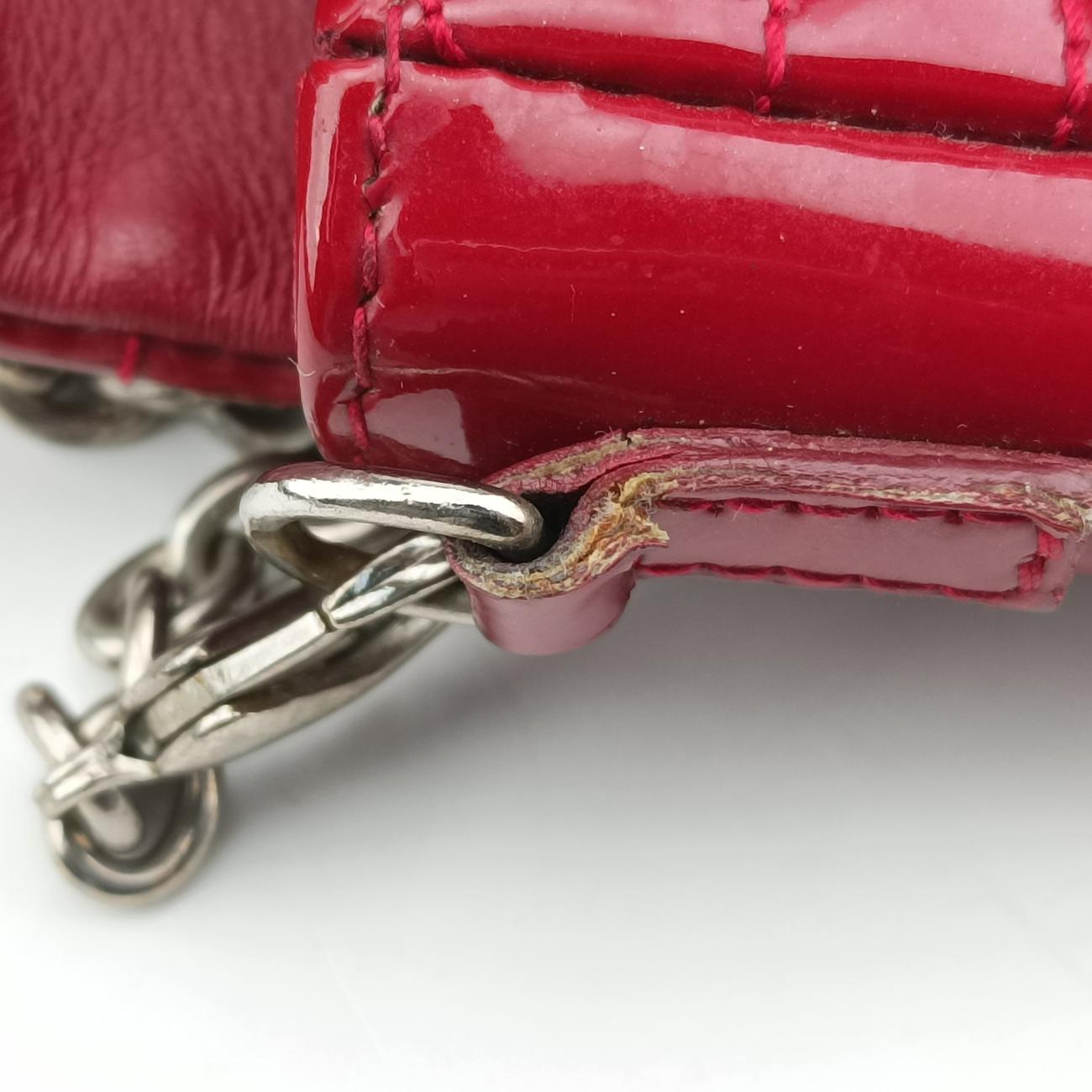 Miss Dior Cannage New RockRedPatent02-LUA-1121ミス ディオール カナージュ ニューロックレッドパテント02-LUA-1121