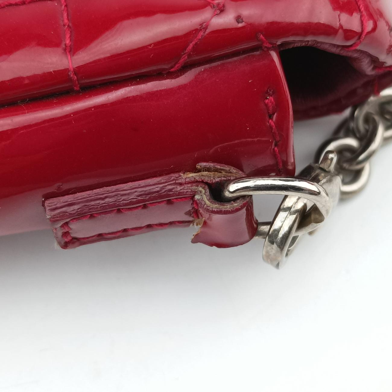 Miss Dior Cannage New RockRedPatent02-LUA-1121ミス ディオール カナージュ ニューロックレッドパテント02-LUA-1121