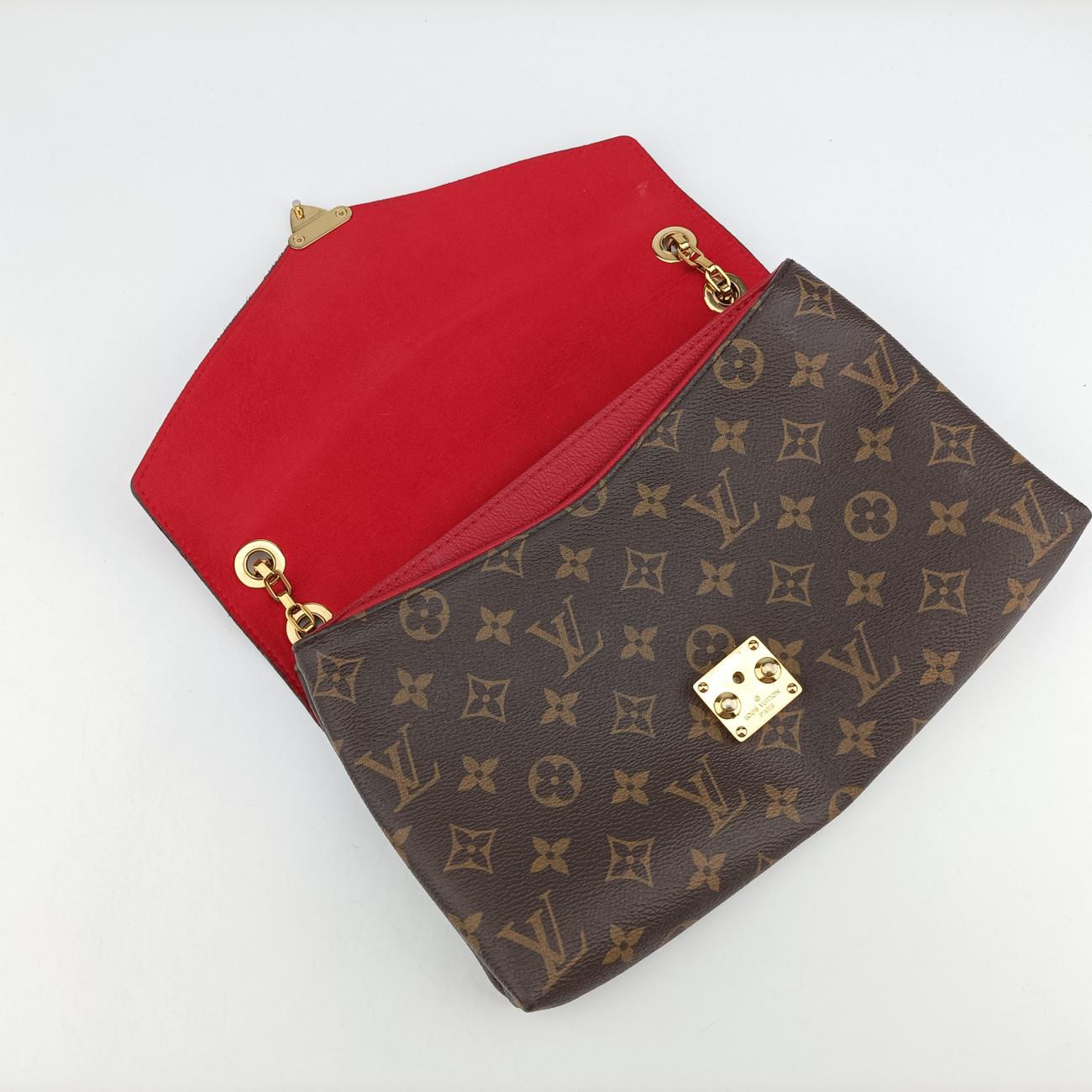 PALLAS ChainBrown×CERISEMonogram Canvas×calf leatherM41201CA2135パラス チェーンモノグラム/ブラウン系×スリーズモノグラムキャンバス×カーフレザーM41201CA2135