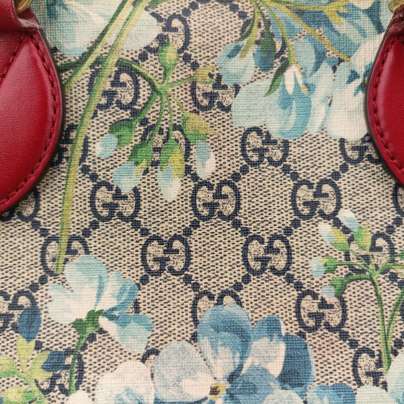 GG SUPREMEbeige×blue×MulticolourPVC coated canvas409529A019831996GGスプリームベージュ×ブルー×マルチPVCコーティングキャンバス409529A019831996