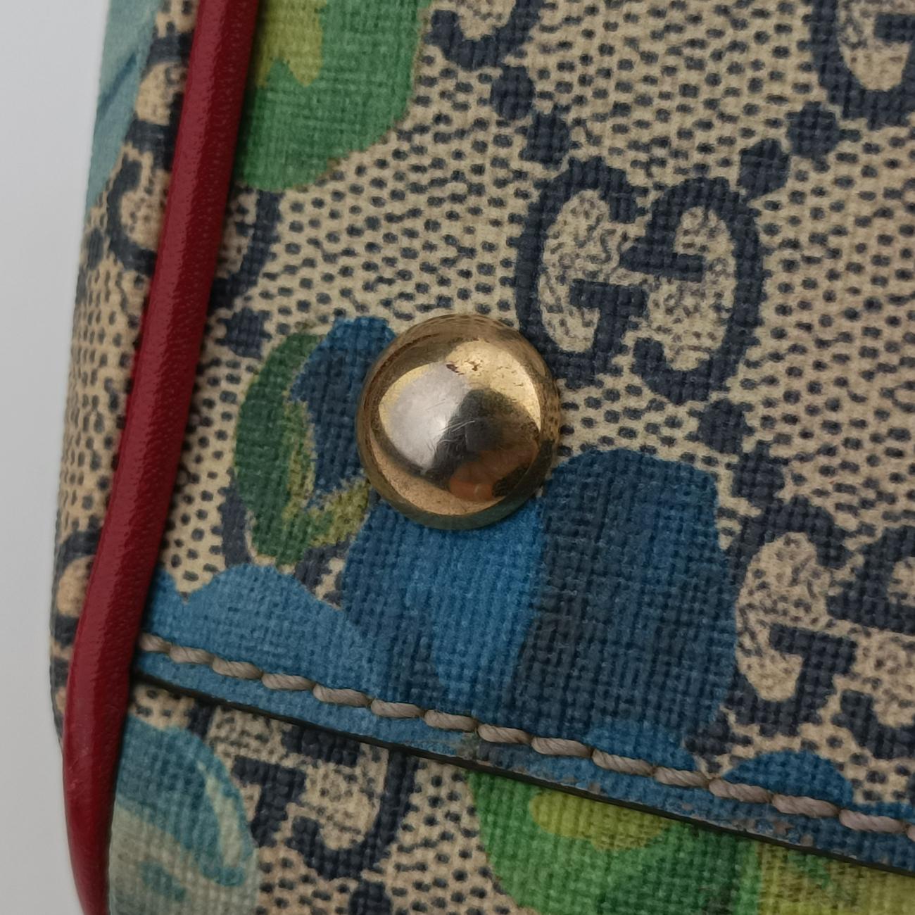 GG SUPREMEbeige×blue×MulticolourPVC coated canvas409529A019831996GGスプリームベージュ×ブルー×マルチPVCコーティングキャンバス409529A019831996