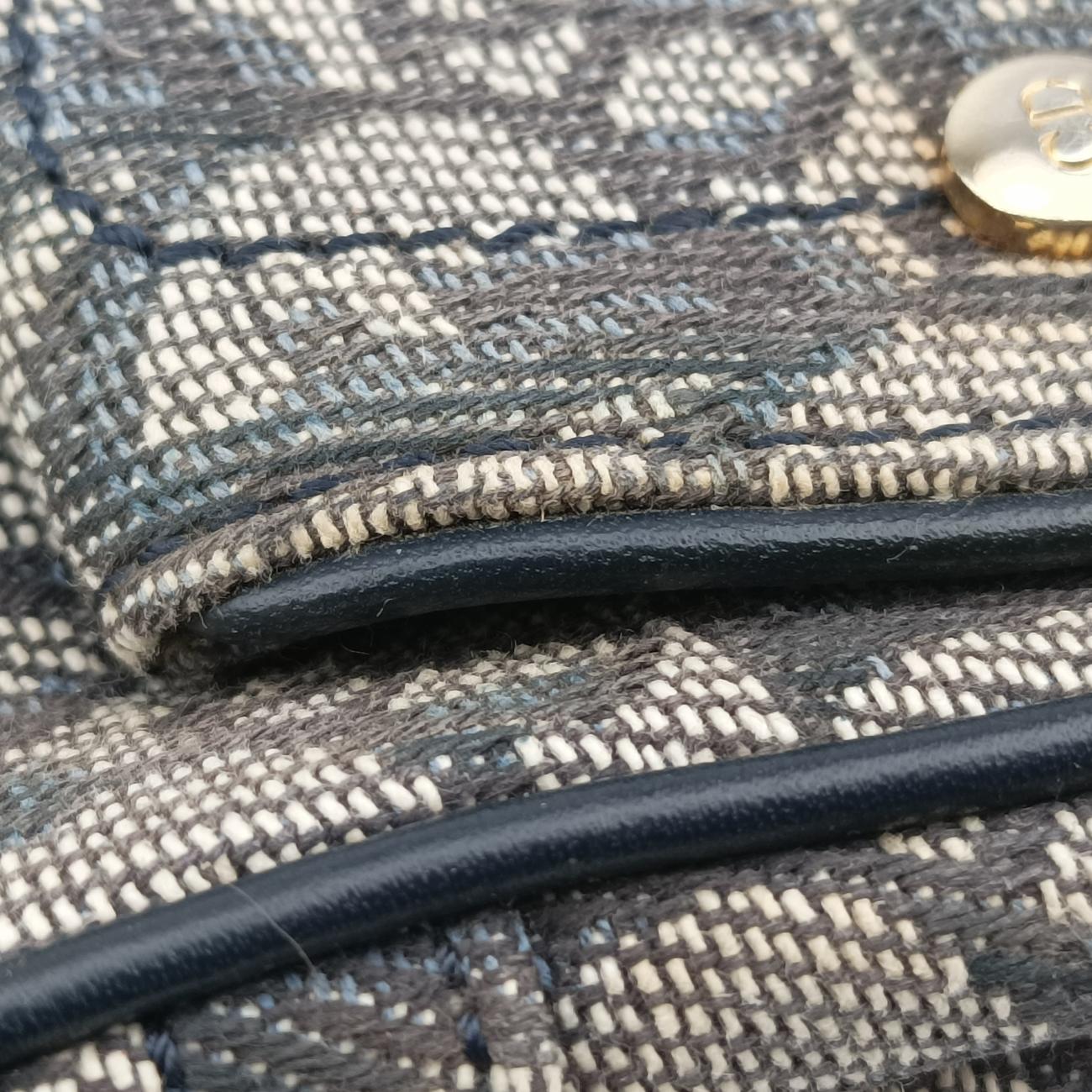 Trotter Double SaddleGrey×NavyJacquard01 RU 0134トロッター ダブル サドルグレー×ネイビージャガード01 RU 0134