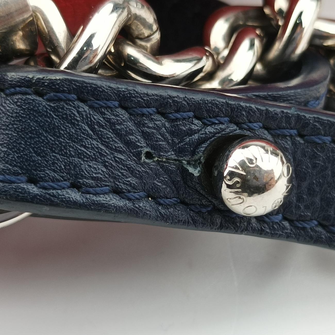 LOCKME II BBRed x Navy x BrownLeatherM42860DU3156ロックミーIIレッド x ネイビー x ブラウンレザーM42860DU3156