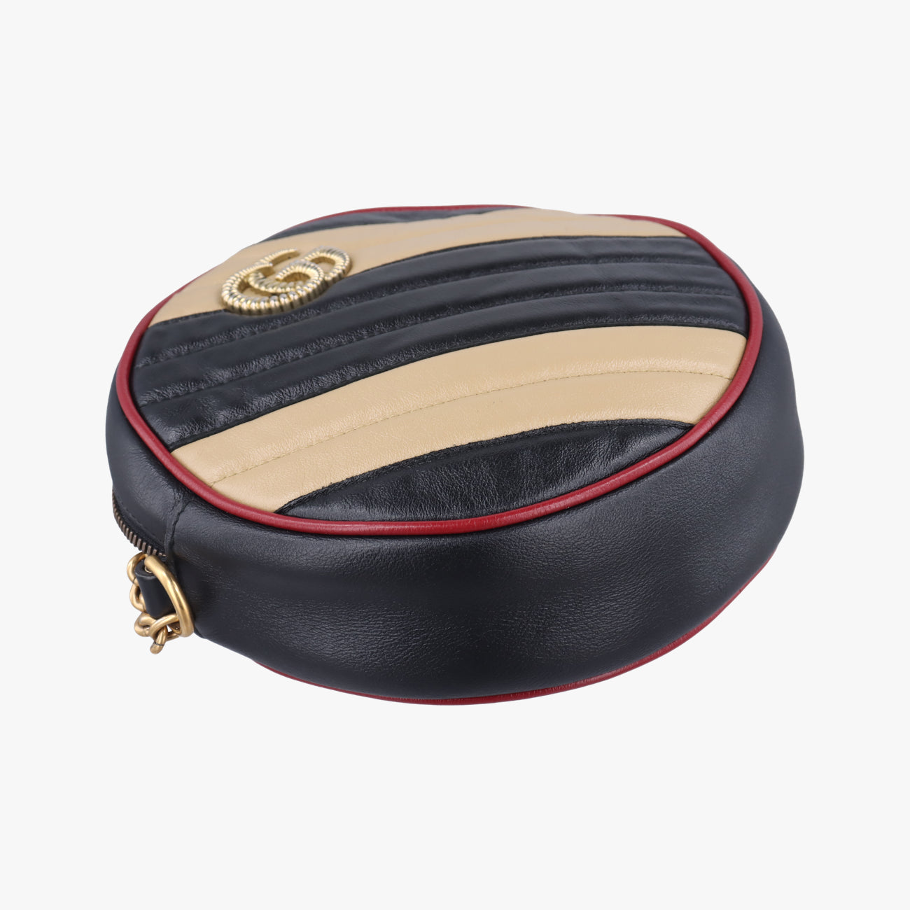 GG MarmontBlack x Beige x RedLeather550154C028971545GGマーモントブラック×ベージュ×レッドレザー550154C028971545