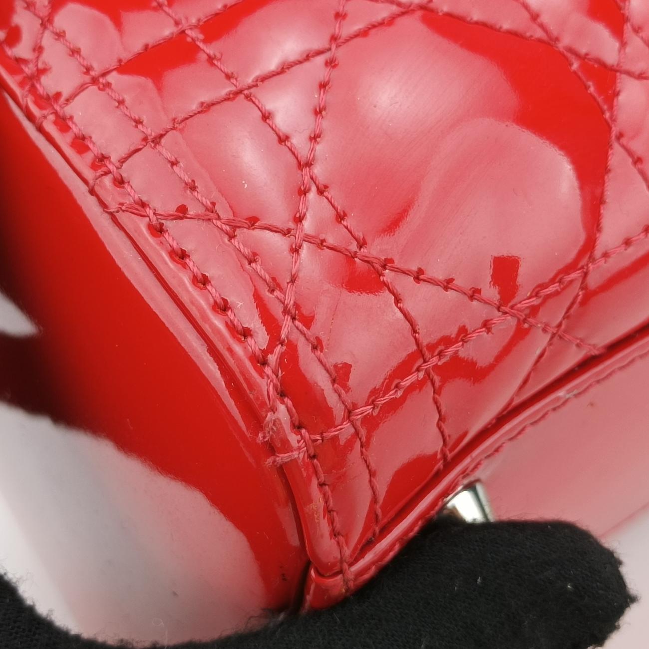 Lady DiorRedpatent16-BO-0170レディディオールレッドパテント16-BO-0170